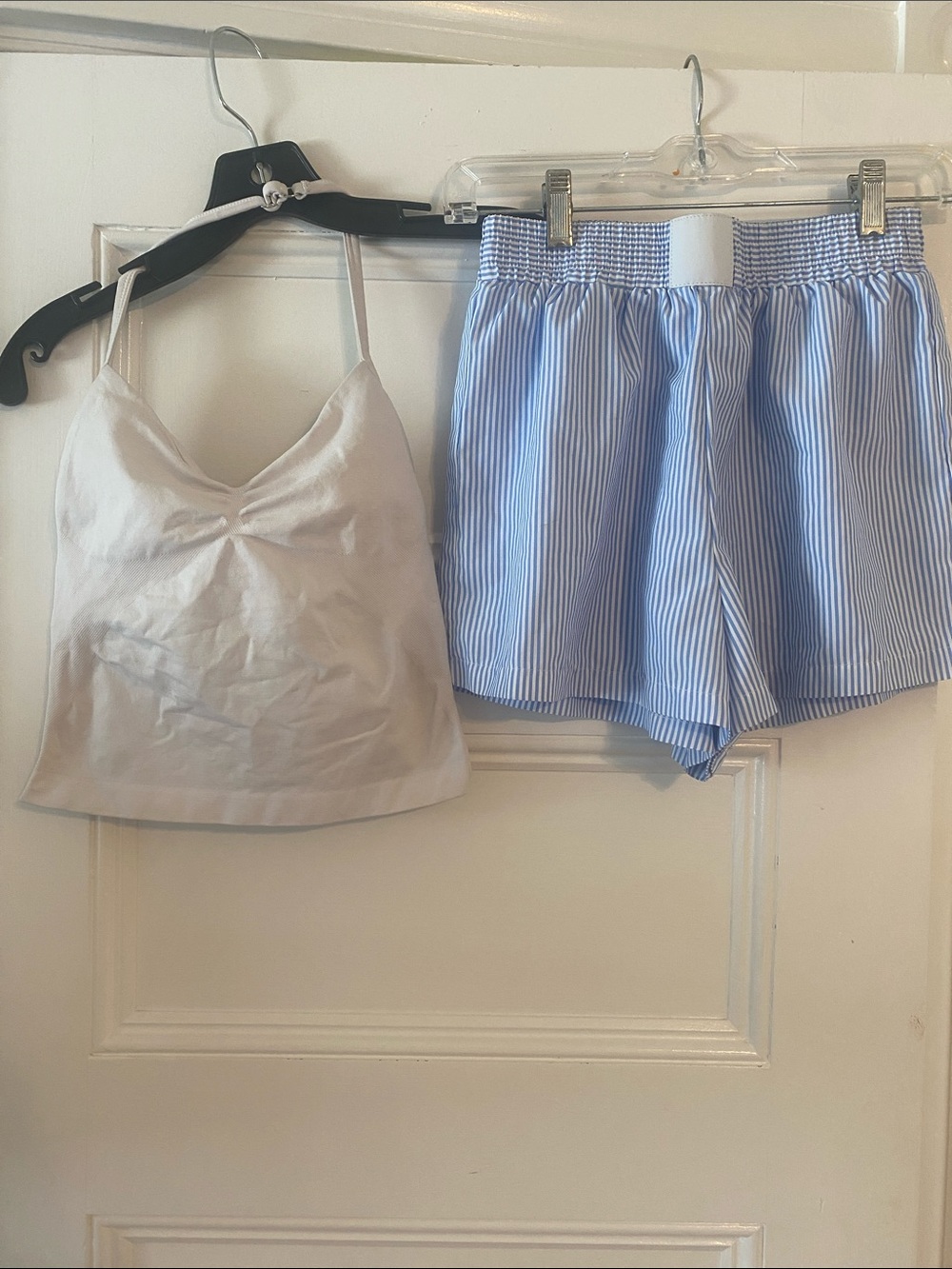 Cute shorts halter set